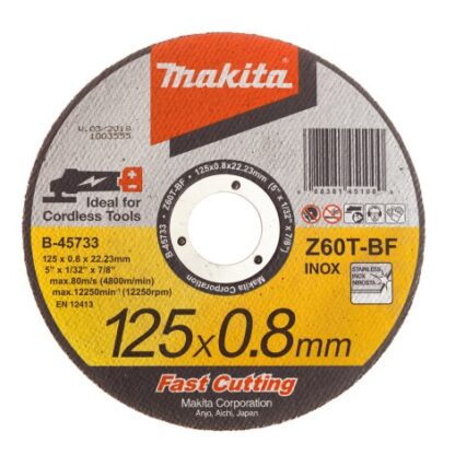 Makita Kappskive 125X0,8 B-45733-12stk.